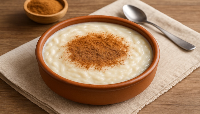 pudim de arroz turco